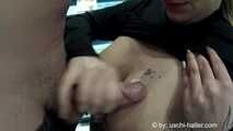 Blowjob in a Sex Shop with Aarabella May