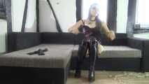 Ayu hogtied on couch 2/2