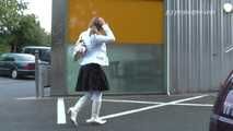 047016 Yassie Pees Outside A Fire Exit