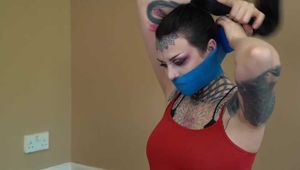 1177 Fetisha in Barefoot Tape