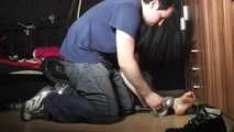 Michelle taped and tickled 