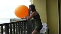 At the balcony