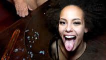 BAR-SLUTS GANGBANG | Lia in Swallow Mode!