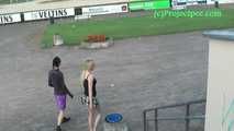 069021 Tiffany & Denise Pee At The Race Course- Part 1