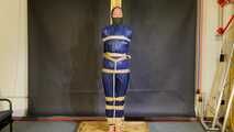 Rachel Adams Poletied and gagged by an Intruder