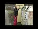 Get an Archive Video with Monika in her shiny nylon Downwear