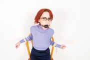 Office Takedown - staring Mia Valentine (video and stills)
