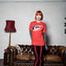 1002 Amber in Shiny Pants and Carolina TShirt