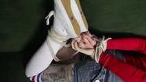 Sweet Cheeks in White Sneakers and Hogtie