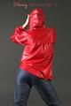 Anastasia posing in a foto studio wearing supersexy rainwear (Pics)