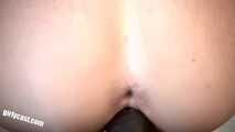 Skinny teen Lucie's first BBC Creampie & Home Video