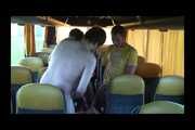 Gangbang in the bus ...