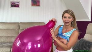 big tits Blow2Pop red TT17 with mouthpiece