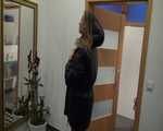 Get 2 Videos with Alina in shiny nylon Downwear from 2008