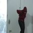 Video with one of our archive girls tied and gagged in shiny nylon rainwear