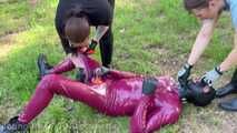 Ponyplay fun with our latex pony 
