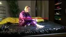 Get 2 Archivevideos with sonja enjoying Bondage in her shiny nylon Rainwear