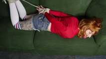Sweet Cheeks in White Sneakers and Hogtie