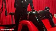Bondage slut’s pegging