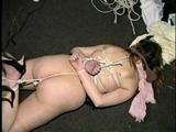 School Teacher Naked, Crotch-Roped &  Smelly Stockings Gagged (D16-13)