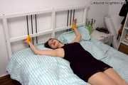 Leonie - Tied up in bed