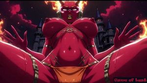 Gol Hot Bikini Demon Girl Dark Castle Nude