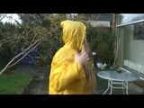Get 2 Videos with Katharina in her shiny nylon Rainwear from our Archives