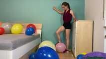 Girlfriend stomps your balloons