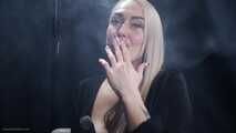 Seductive smoking with a mature lady