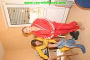 Get 567 pictures from  Stella and Leoni tied and gagged in shiny nylon Rainwear from 2005-2008 in one package!