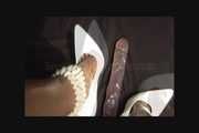 Ebony foot fetish footjob