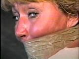 41 Yr OLD COURT CLERK WRAPPED TAPE GAGGED & BALL-TIED (D22-5)