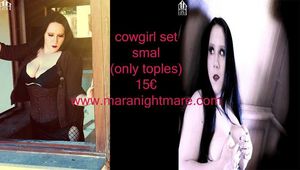 cowgirl kleines set ( topless)