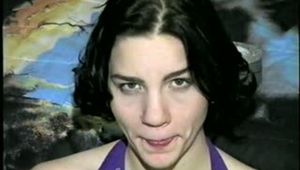 GRETCHEN GETS BALL-GAGGED, DROOLS & GETS HER MOUTH STUFFED & ACE BANDAGE GAGGED (D32-2)