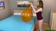 footpumping orange TT17 and throwing against the wall till it pops