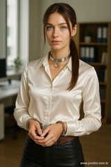 Sexy Secretary Tied For You