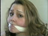  F0RCED TO STRIP, TIE, GAG, HANDCUFF & USE VIBRATOR ON HERSELF (D19-13)