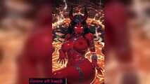 Gol Busty Demon Girl Lava Bath