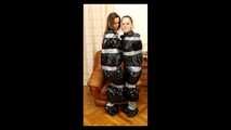 Kamilla and Talika06 - Both trash bag packed (video)