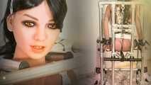 BONDAGE CUBE - Marie mit Dildo und Analhaken - Bondage Furniture