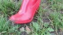 Gummistiefel Einweihung
