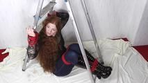Jasmin tied to a ladder 2/2