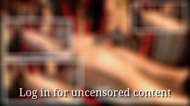 Latex mistress masturbates your balls with lots of oil!