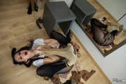 Crazy nylon school girl Antonia (233 images)