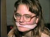 SCHOOL TEACHER, RING-GAGGED & CROTCH-ROPED (D14-11)