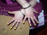 I polish my nails