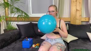 inflating six balloons and releasing the air [NonPop]