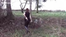 118006 Cynthia Velons Peeing In Her Garden
