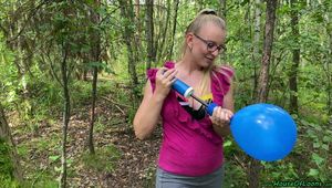 handpump2pop four balloons in the forest