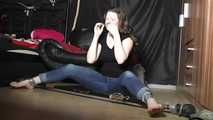 Michelle taped and tickled 